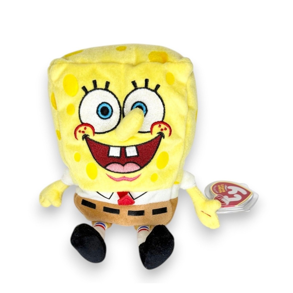 SpongeBob SquarePants | Bikini Bottom Buddy | Mint Heart Tag TY Beanie Baby